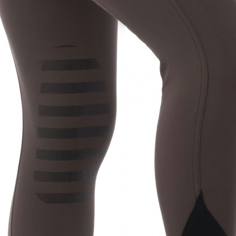 EQUITHEME Pantalon Safir - Femme - Couleurs - Noir/Bleu, Taille Culottes - 36