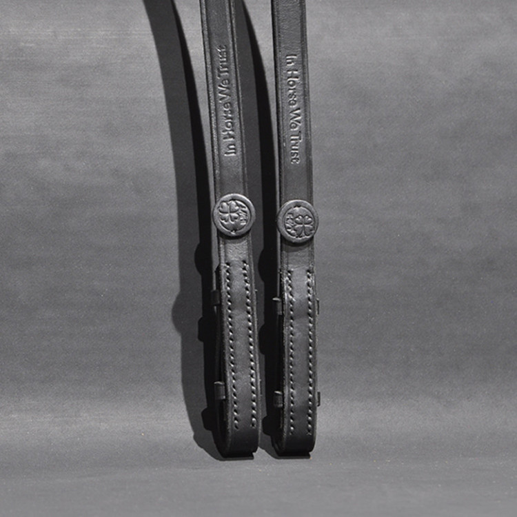 Rênes IHWT Adjust Dressage Cuir Rond