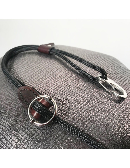 Rênes Allemandes IHWT Réglables Soft T havane noir