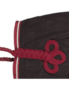 Couvre-Reins Greenfield Polaire 2 Cordelettes Noir/noir-blanc/argenté 2