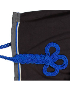 Couvre-Reins Greenfield Polaire 2 Cordelettes Noir/noir-blanc/argenté 2