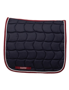 Tapis Greenfield 1 Cordelette Dressage marine-bordeaux-blanc