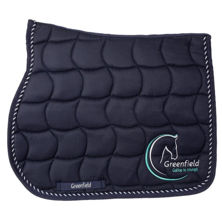 Tapis Jumping Greenfield 1 Cordelette Marine/marine-mix (GF Logo)