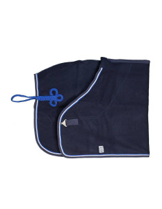 Couverture Greenfield Laine Marine/marine-blanc/bleu royal