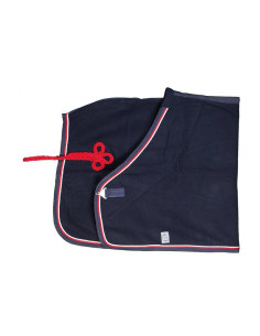 Couverture Greenfield Laine  Marine/gris-blanc/blanc 2