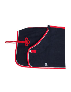 Couverture Greenfield Laine 2 Cordelettes Marine/rouge-blanc 2