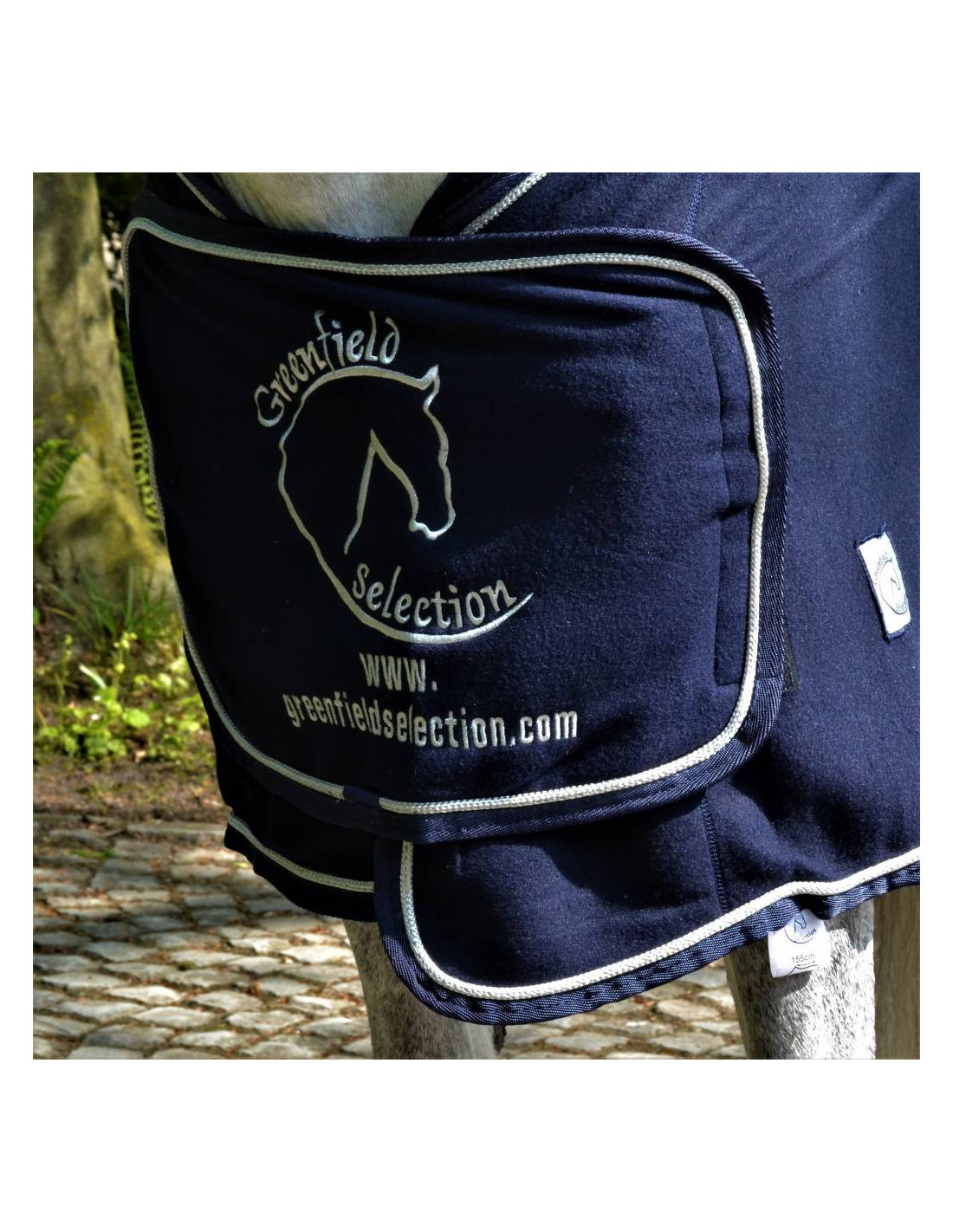 Chemise de Camargue noire et fers à chevaux