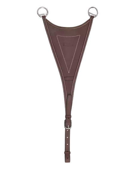 Fourche de martingale CWD pleine 1/2 rond Châtaigne