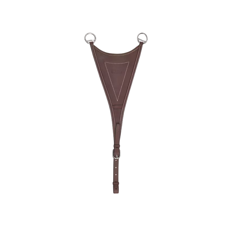 Fourche de martingale CWD pleine 1/2 rond Châtaigne