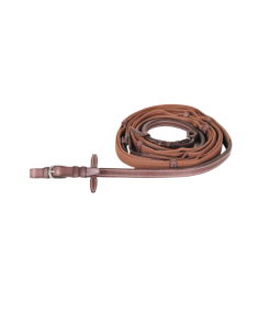 Rênes CWD à Poignées Contact châtaigne 2