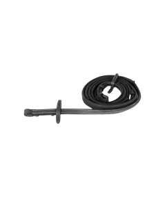 Rênes CWD Caoutchouc 1/2 Rond châtaigne 2