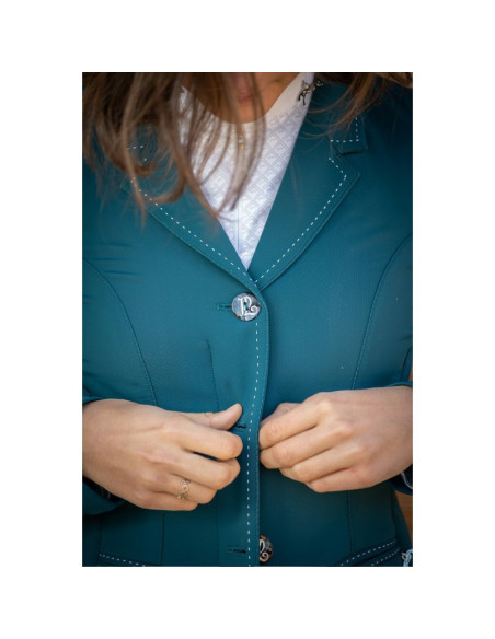 Veste Pénélope De Concours "Paris Air Soft" Bleu Canard