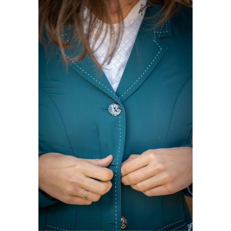 Veste Pénélope De Concours "Paris Air Soft" Bleu Canard