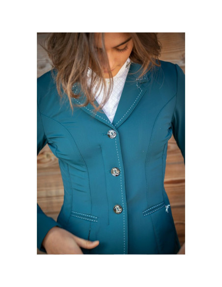 Veste Pénélope De Concours "Paris Air Soft" Bleu Canard