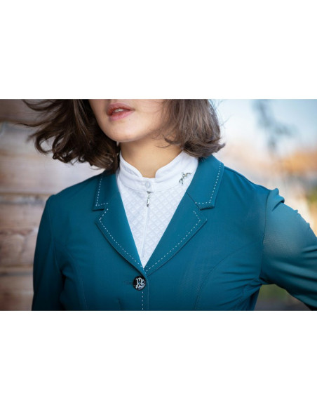 Veste Pénélope De Concours "Paris Air Soft" Bleu Canard