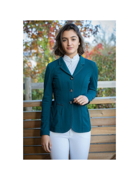 Veste Pénélope De Concours "Paris Air Soft" Bleu Canard