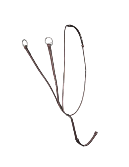 Martingale CWD à Anneaux 1/2 Rond Surpiqué châtaigne