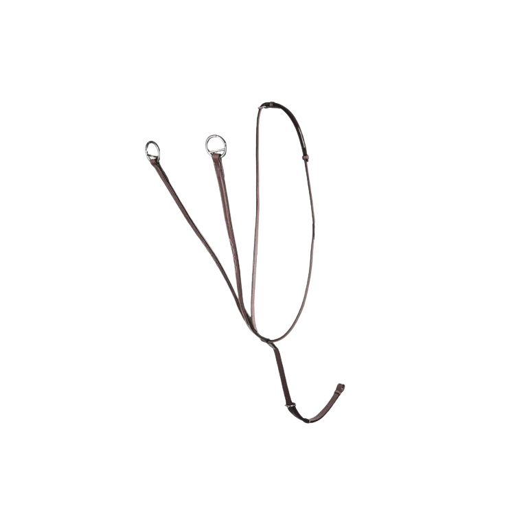 Martingale CWD à Anneaux 1/2 Rond Surpiqué châtaigne