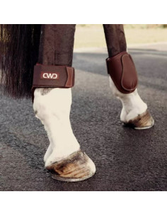 Protège-Boulets CWD Ouverts Velcro châtaigne 2