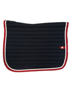 Tapis Silver Crown Slim Dressage marine/blanc/grenat