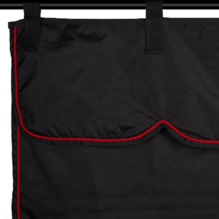 Tenture Greenfield 1 Cordelette Noir/noir/rouge