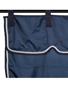 Tenture Greenfield 2 Cordelettes Marine/marine/blanc/argenté