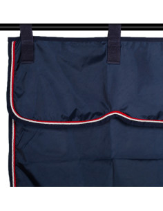 Tenture Greenfield 2 Cordelettes Marine/marine/blanc/argenté 2