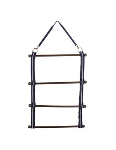 Porte Tapis Greenfield 2 Cordelettes Marine/marine/blanc/argenté