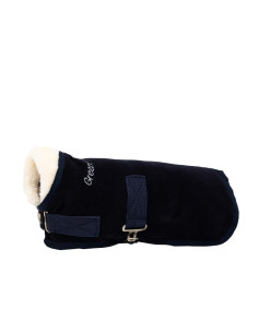 Manteau Greenfield Pour Chien Polaire Teddy Marine