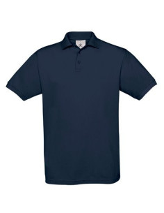 Polo Greenfield B&C Safran Timeless Homme Marine