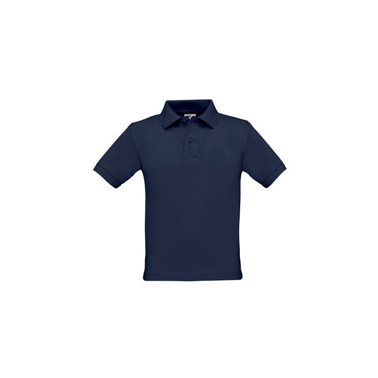 Polo Greenfield B&C Safran Timeless Enfant Marine