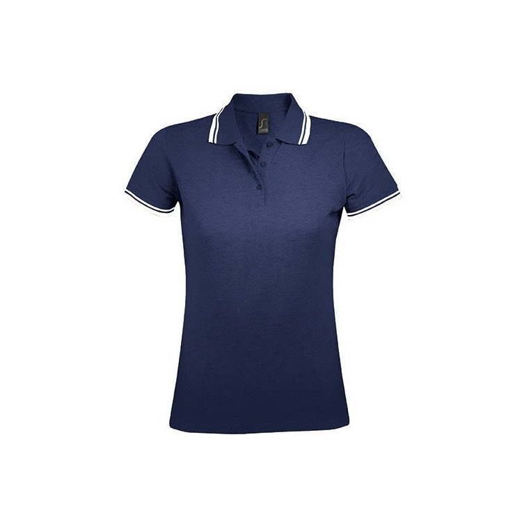 Polo Greenfield Sol's Pasadena Femme Marine/blanc