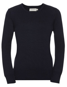 Pull Greenfield Greenfield Avec Col Rond Femme marine