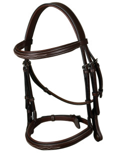 Bridon Dy'on Muserolle Française Hunter brun