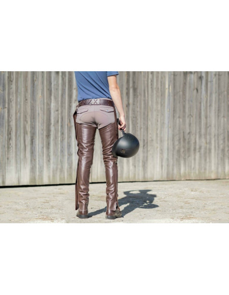 Longues Chaps Dy'on Cuir Standard brun