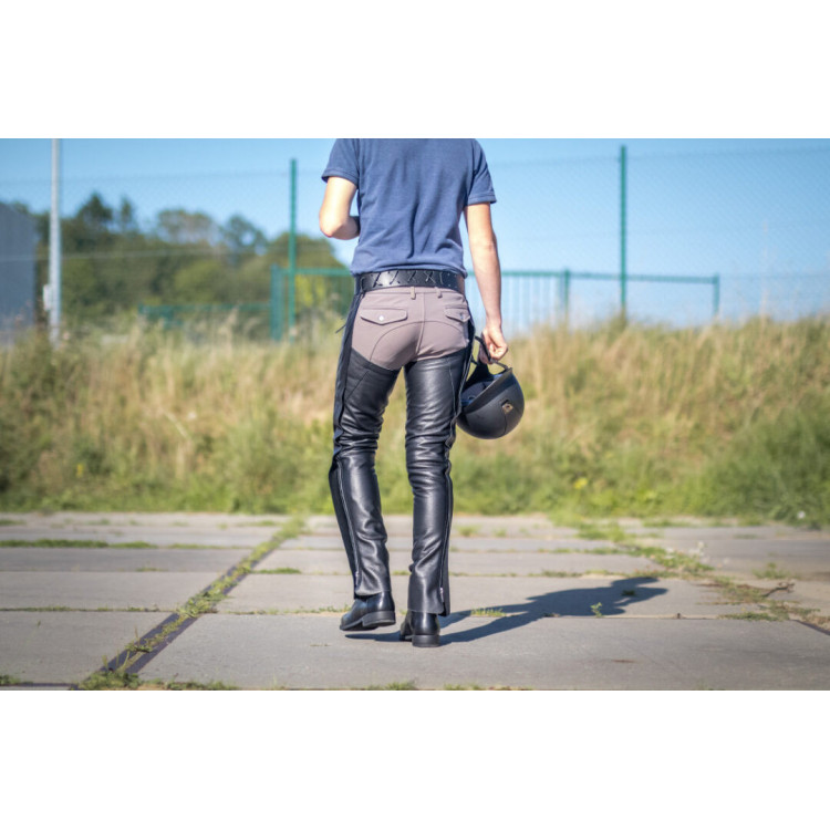 Longues Chaps Dy'on Cuir Standard noir