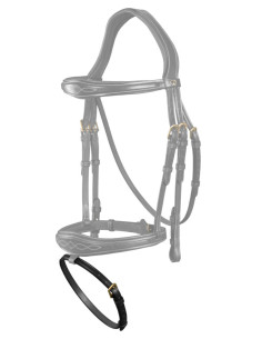 Noseband Dy'on 1/2 D Collection brun 2