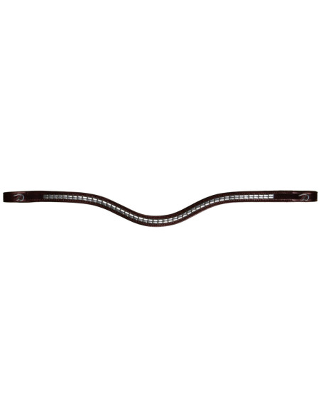 Frontal Dy'on En V Clincher Argenté NEC brun