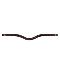 Frontal Dy'on En V Swarovski Noir NEC brun