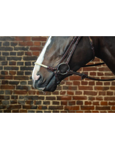 Muserolle Allemande Dy'on En Corde brun 2