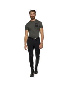 Tee shirt Cavalleria Toscana Jersey Piquet gris
