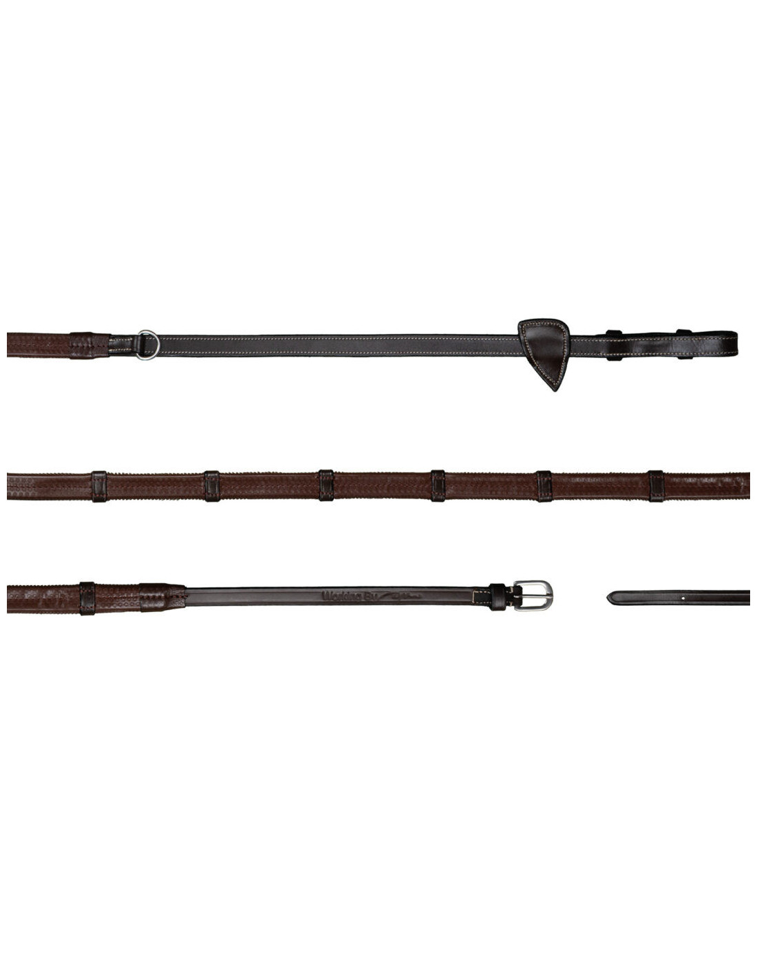 Rênes caoutchouc cheval D Collection (13 mm) - Dy'on - DYON - Rênes