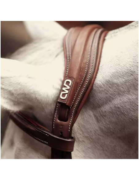 Bridon Anatomique CWD Muserolle Croisée 1/2 Rond