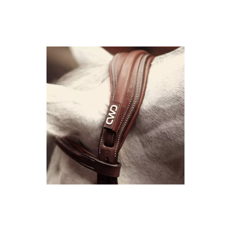 Bridon Anatomique CWD Muserolle Croisée 1/2 Rond