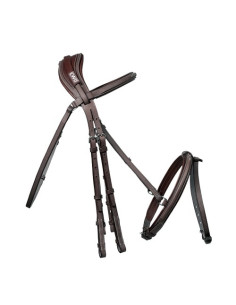 Bride CWD Anatomique Surpiqué Châtaigne 2