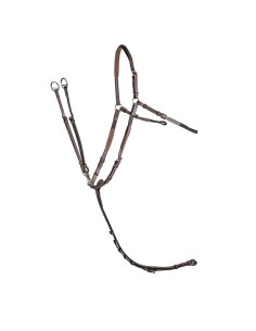 Collier De Chasse CWD à Pont Réglable 1/2 Rond Châtaigne