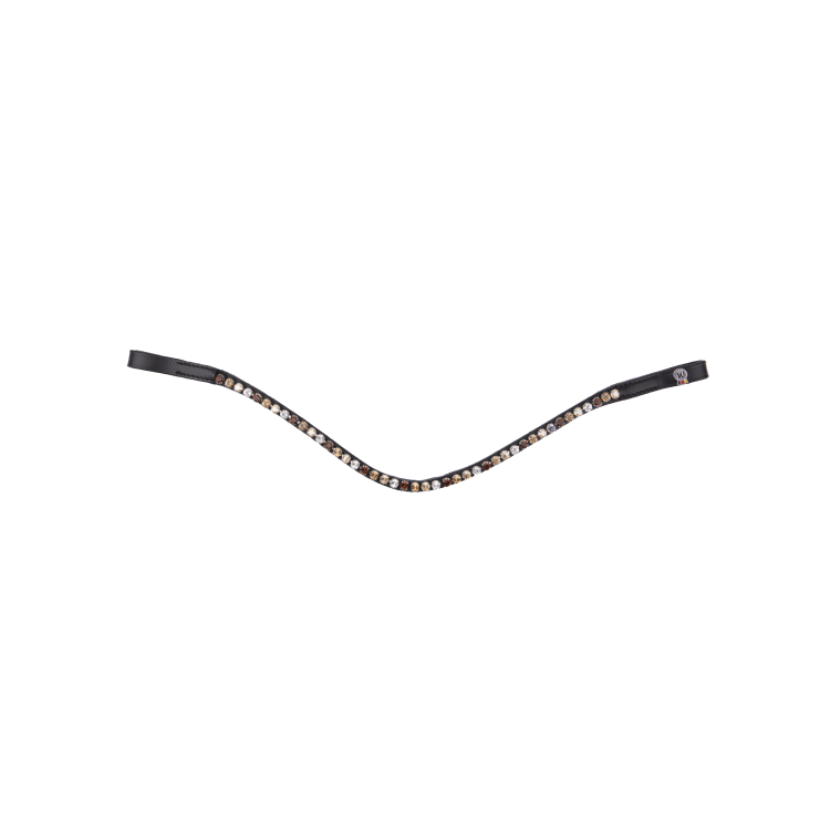 Frontal Glam Waldhausen X-Line noir/marron-or-beige-argent