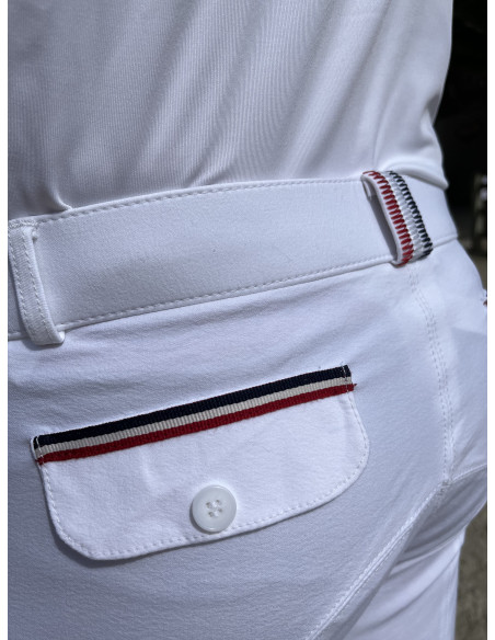 Pantalon Flags & Cup France Homme Edition Limitée blanc