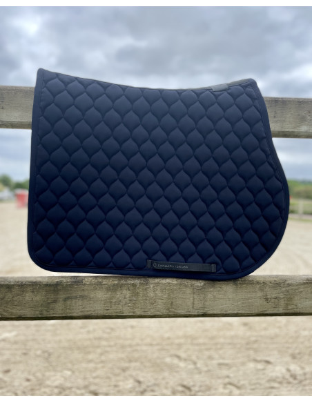 Tapis Cavalleria Toscana Circular Quilted Jumping marine
