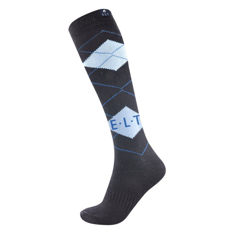Chaussettes E.L.T Karo Noir Bleu